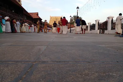 Entrance to Sree Padmanabhaswamy Temple where entry is restricted